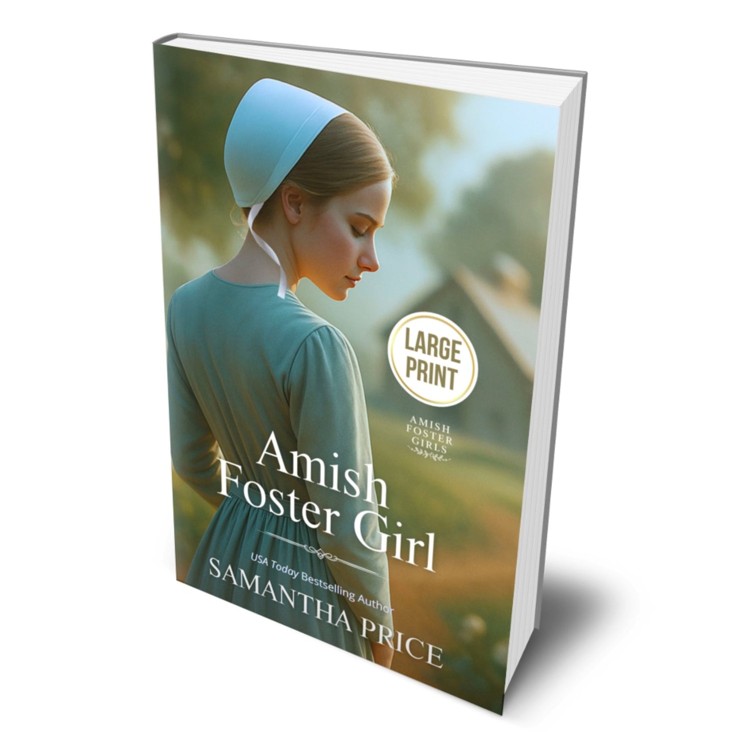 Amish Foster Girl (LARGE PRINT PAPERBACK) - samanthapriceshop
