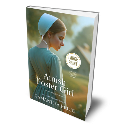 Amish Foster Girl (LARGE PRINT PAPERBACK) - samanthapriceshop