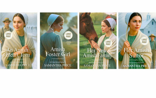 Amish Foster Girls - Full Series (LARGE PRINT PAPERBACKS BUNDLE) - samanthapriceshop