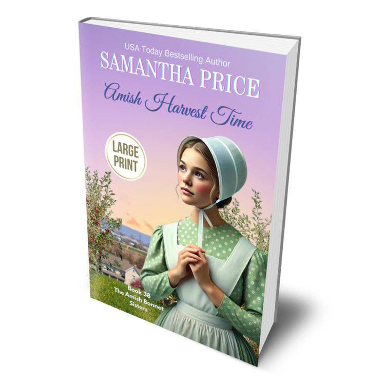 Amish Harvest Time (LARGE PRINT PAPERBACK) - samanthapriceshop