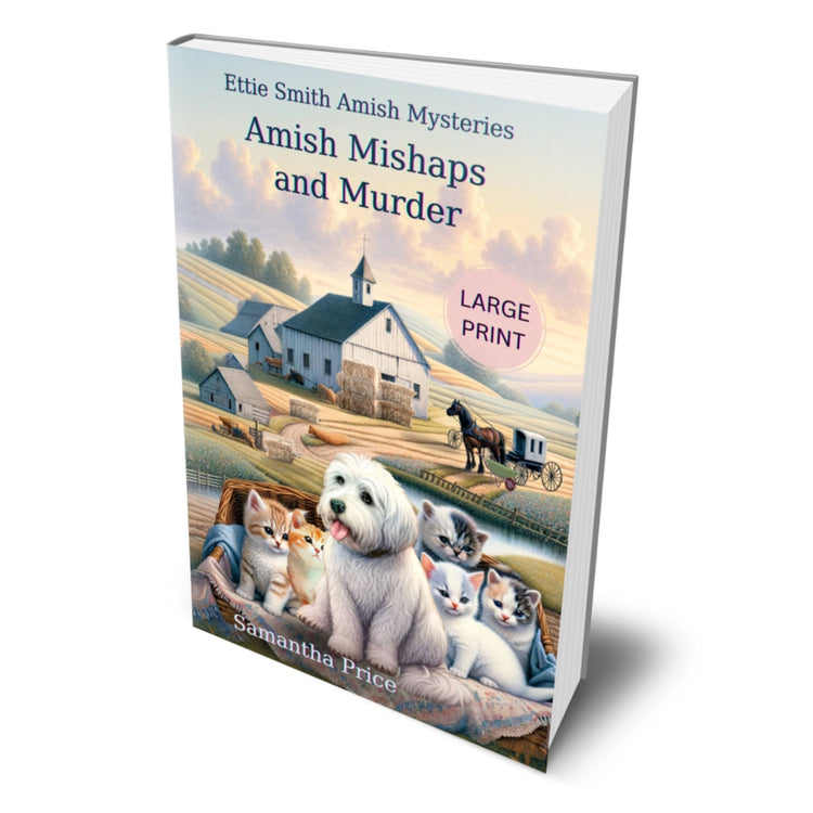 Amish Mishaps and Murder (LARGE PRINT PAPERBACK) - samanthapriceshop