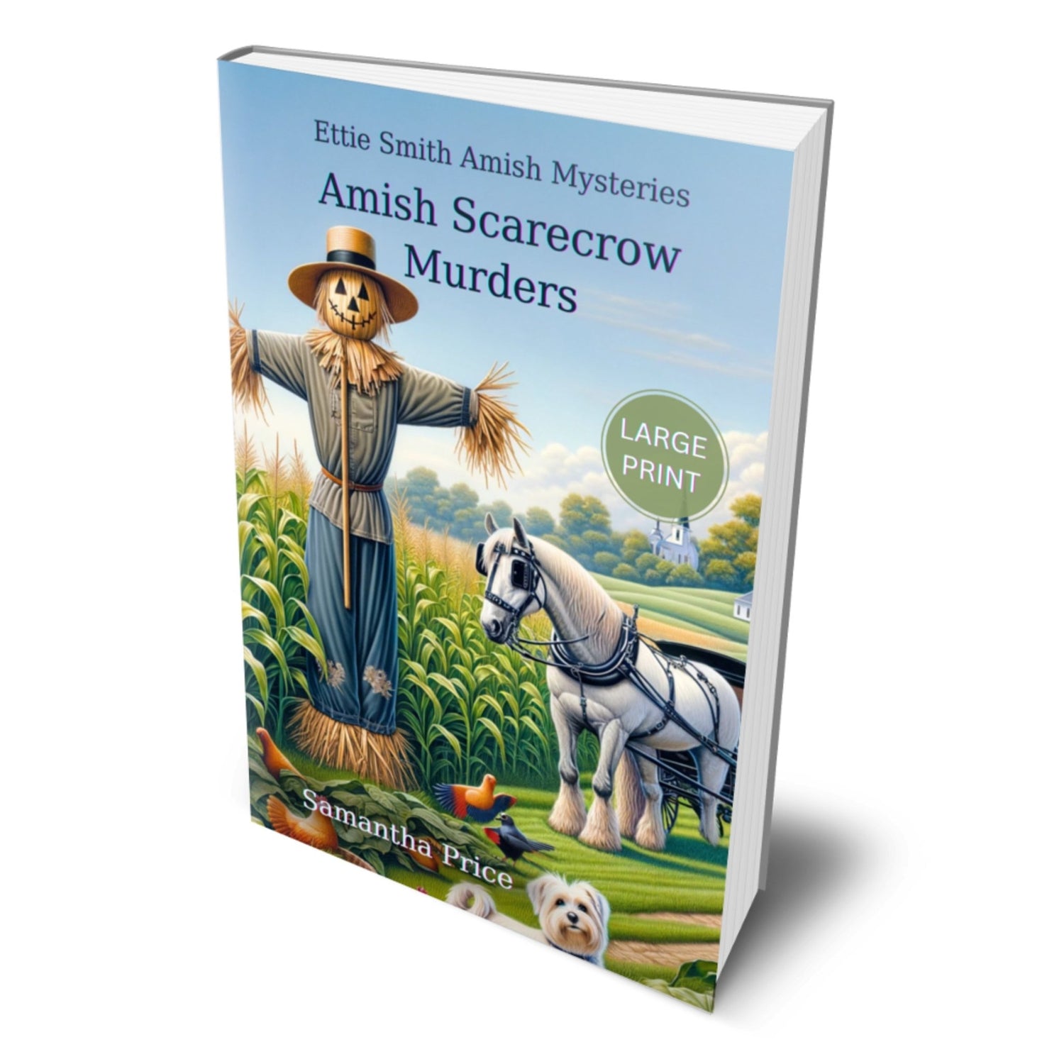 Amish Scarecrow Murders (LARGE PRINT PAPERBACK) - samanthapriceshop
