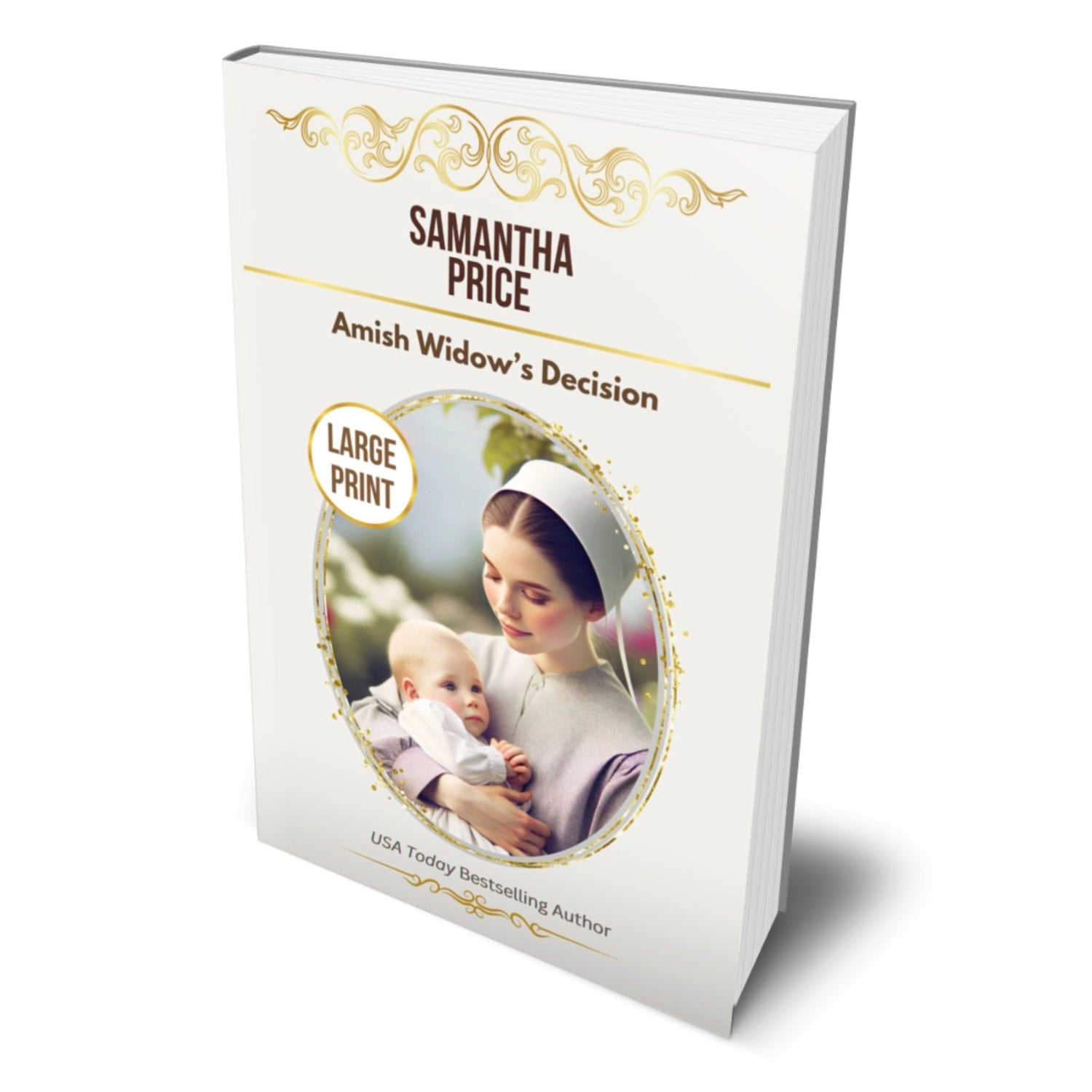 Amish Widow's Decision (LARGE PRINT PAPERBACK) - samanthapriceshop
