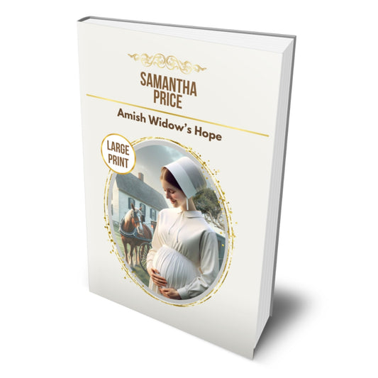 Amish Widow's Hope (LARGE PRINT PAPERBACK) - samanthapriceshop