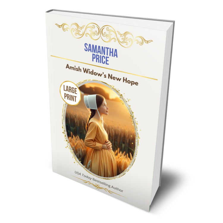 Amish Widow's New Hope (LARGE PRINT PAPERBACK) - samanthapriceshop