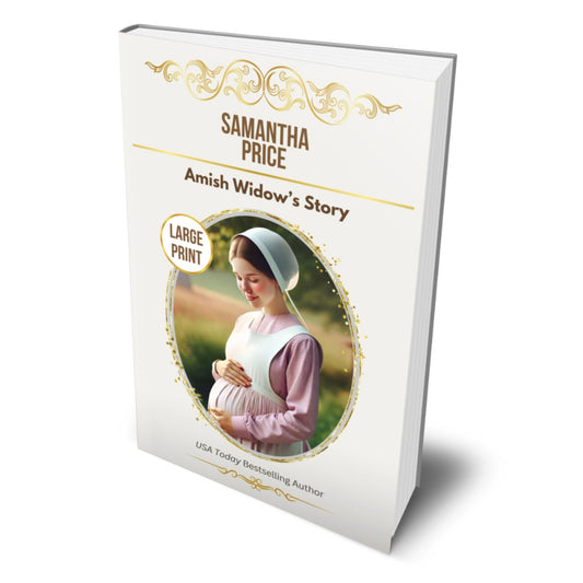 Amish Widow's Story (LARGE PRINT PAPERBACK) - samanthapriceshop