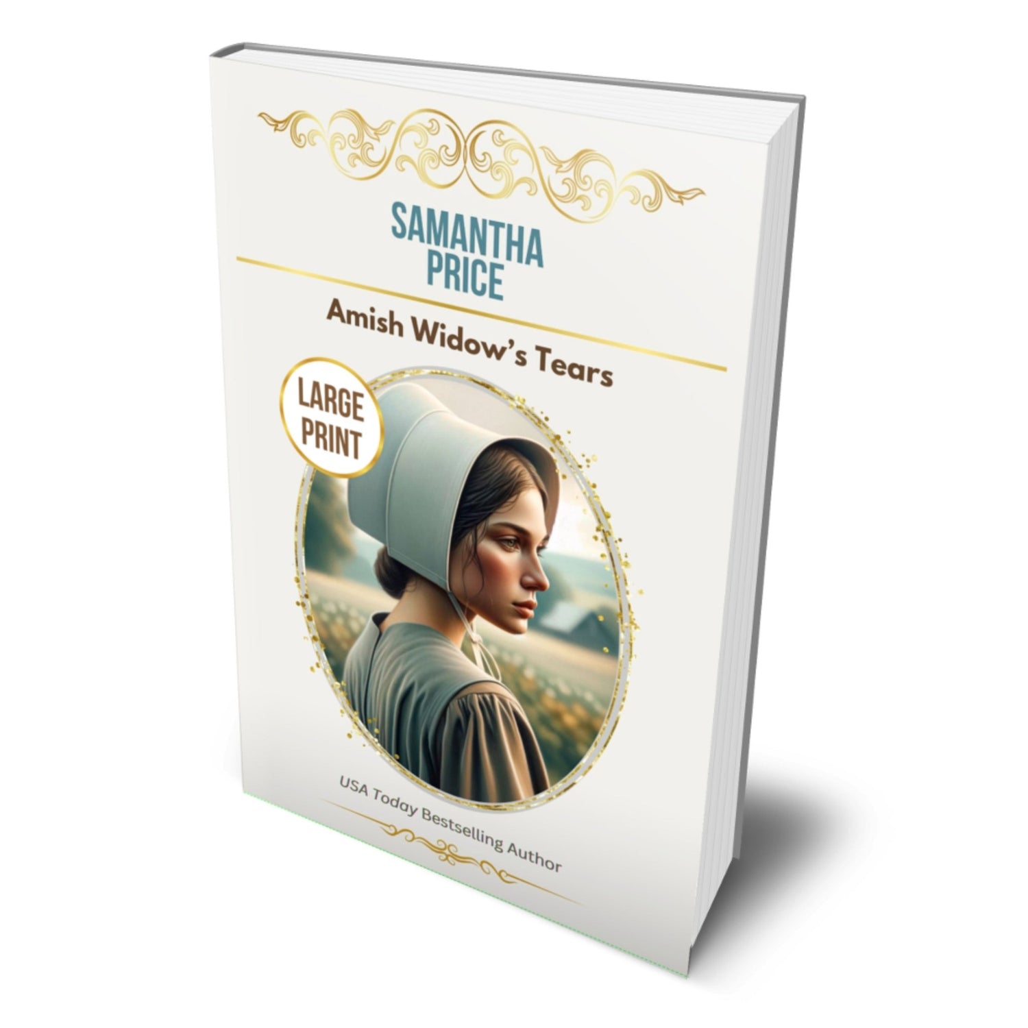 Amish Widow's Tears (LARGE PRINT PAPERBACK) - samanthapriceshop