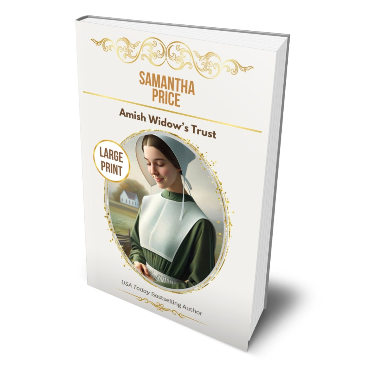 Amish Widow's Trust (LARGE PRINT PAPERBACK) - samanthapriceshop