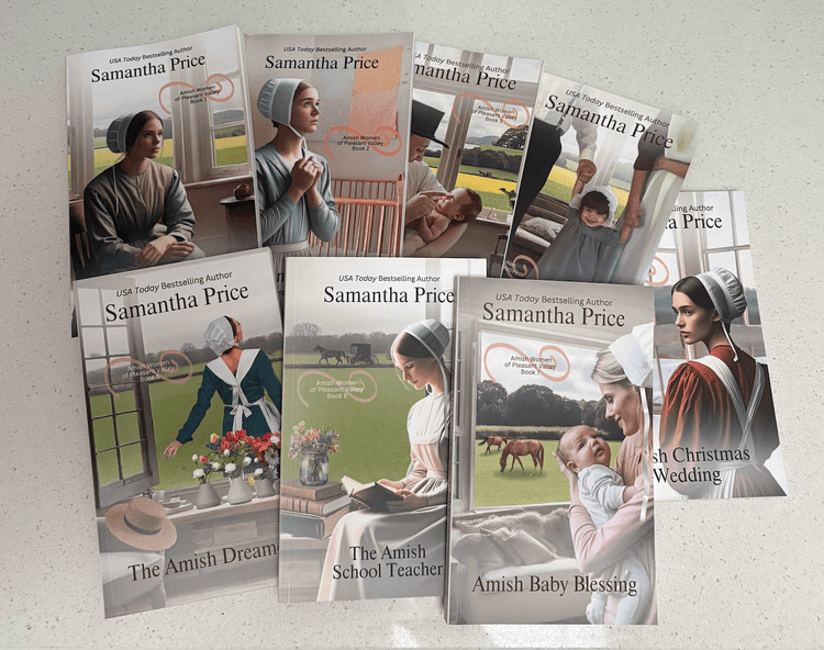 Amish Women Of Pleasant Valley - Full Series (PAPERBACKS BUNDLE) - samanthapriceshop
