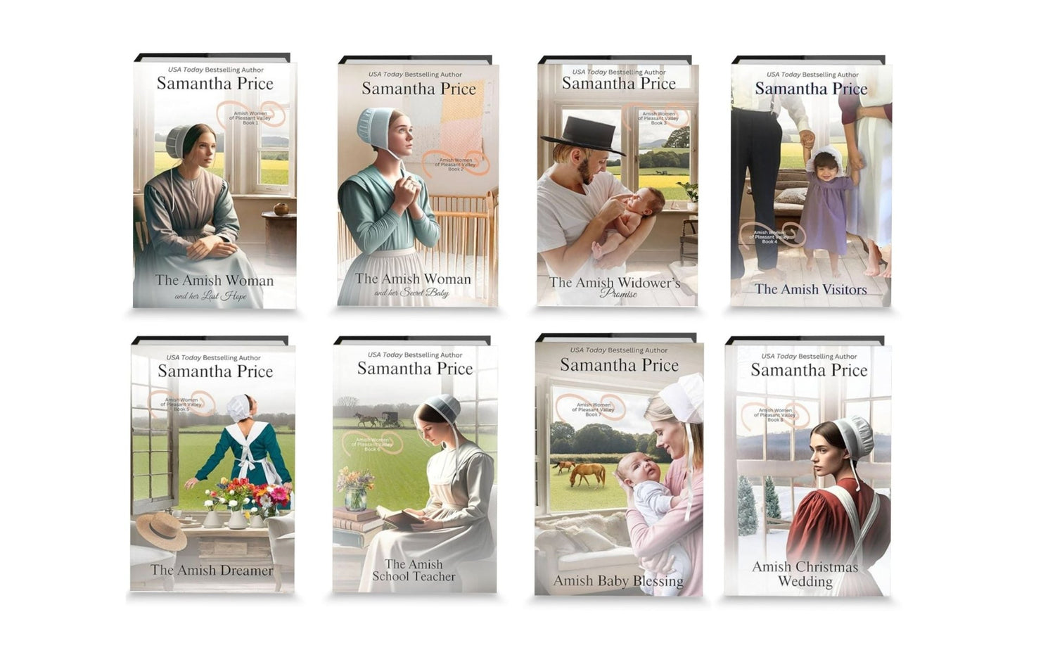 Amish Women Of Pleasant Valley - Full Series (PAPERBACKS BUNDLE) - samanthapriceshop