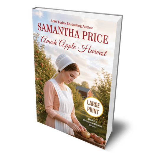 book 11 amish apple harvest larrge print