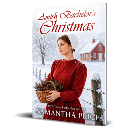 amish bachelor's christmas book cover