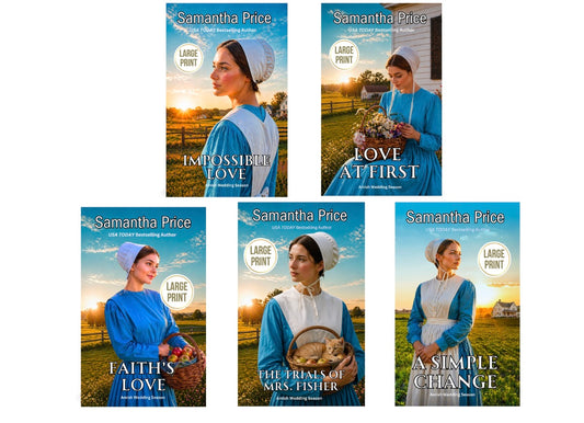 Amish Wedding Season - Full Series (LARGE PRINT PAPERBACKS BUNDLE)
