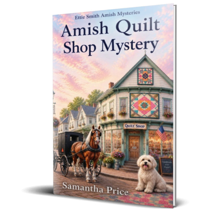 cover for amish quilt shop mystery