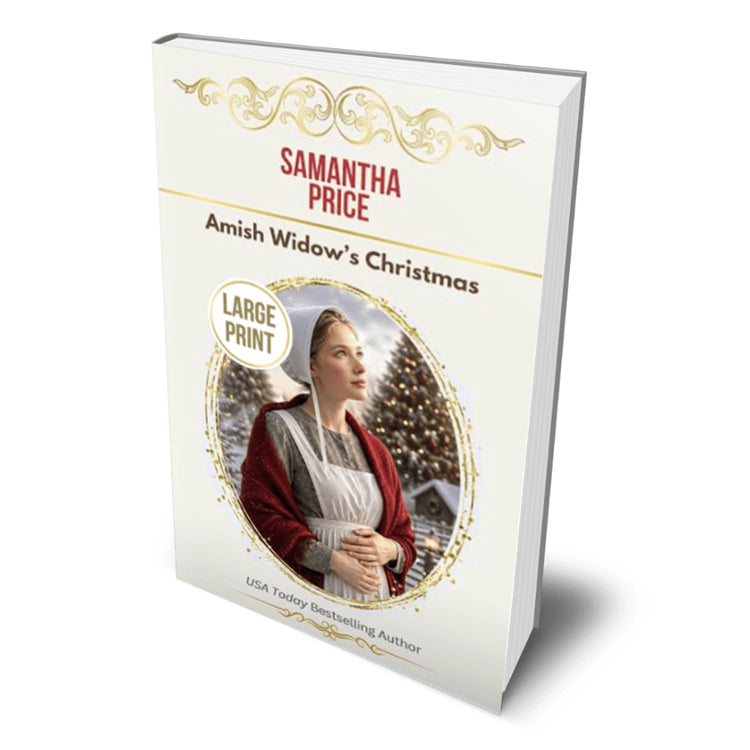 cover of amish widow's christmas