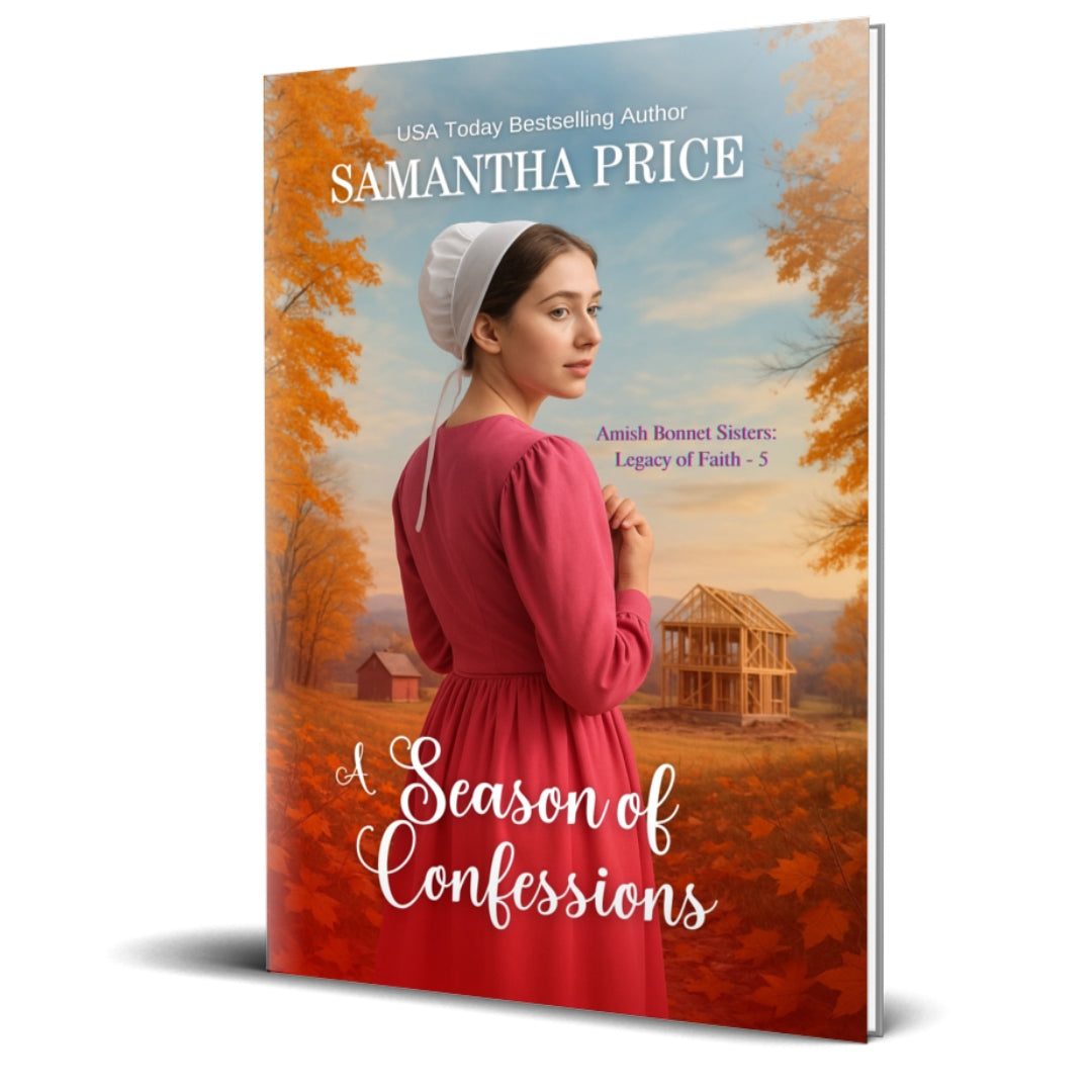 Amish bonnet says book a season of confessions by Samantha Price