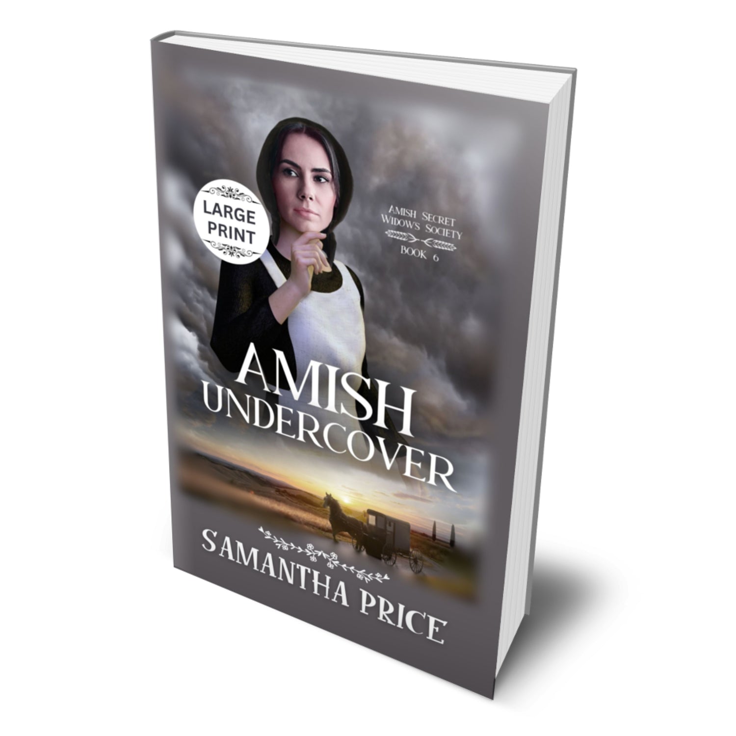 Amish Undercover (Large Print PAPERBACK)