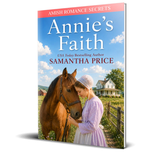 annie's faith paperback, woman on the cover with a horse