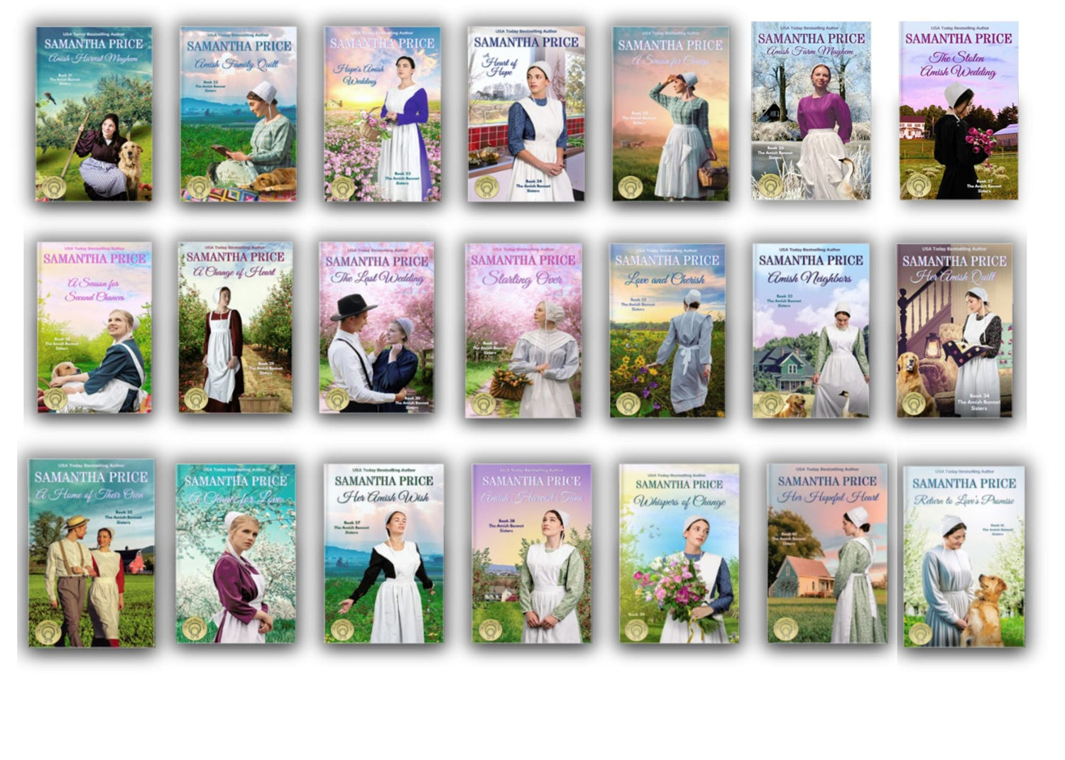 Bulk - Buy (Set Two) Amish Bonnet Sisters Paperbacks - samanthapriceshop