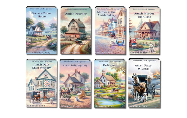 Ettie Smith Amish Mysteries - Books 1 - 8 (PAPERBACKS BUNDLE) - samanthapriceshop