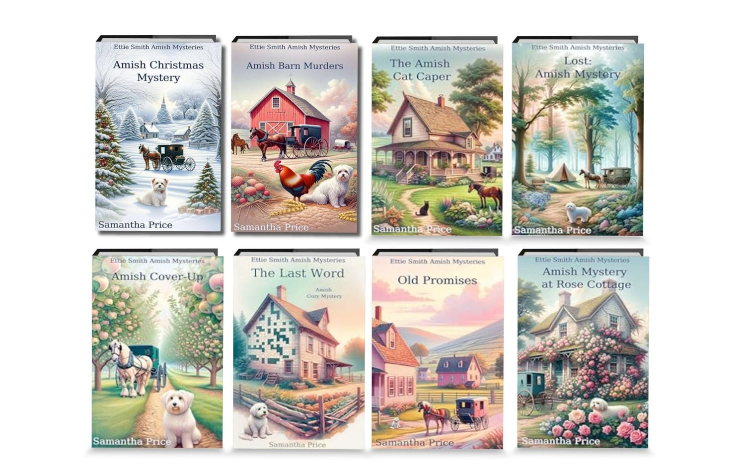 Ettie Smith Amish Mysteries - Books 9 - 16 (PAPERBACKS BUNDLE) - samanthapriceshop