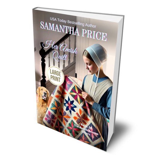 Her Amish Quilt (LARGE PRINT PAPERBACK) - samanthapriceshop