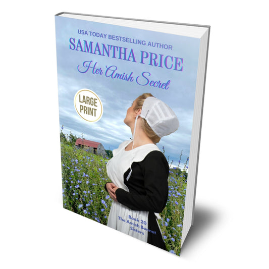 Her Amish Secret (LARGE PRINT PAPERBACK) - samanthapriceshop