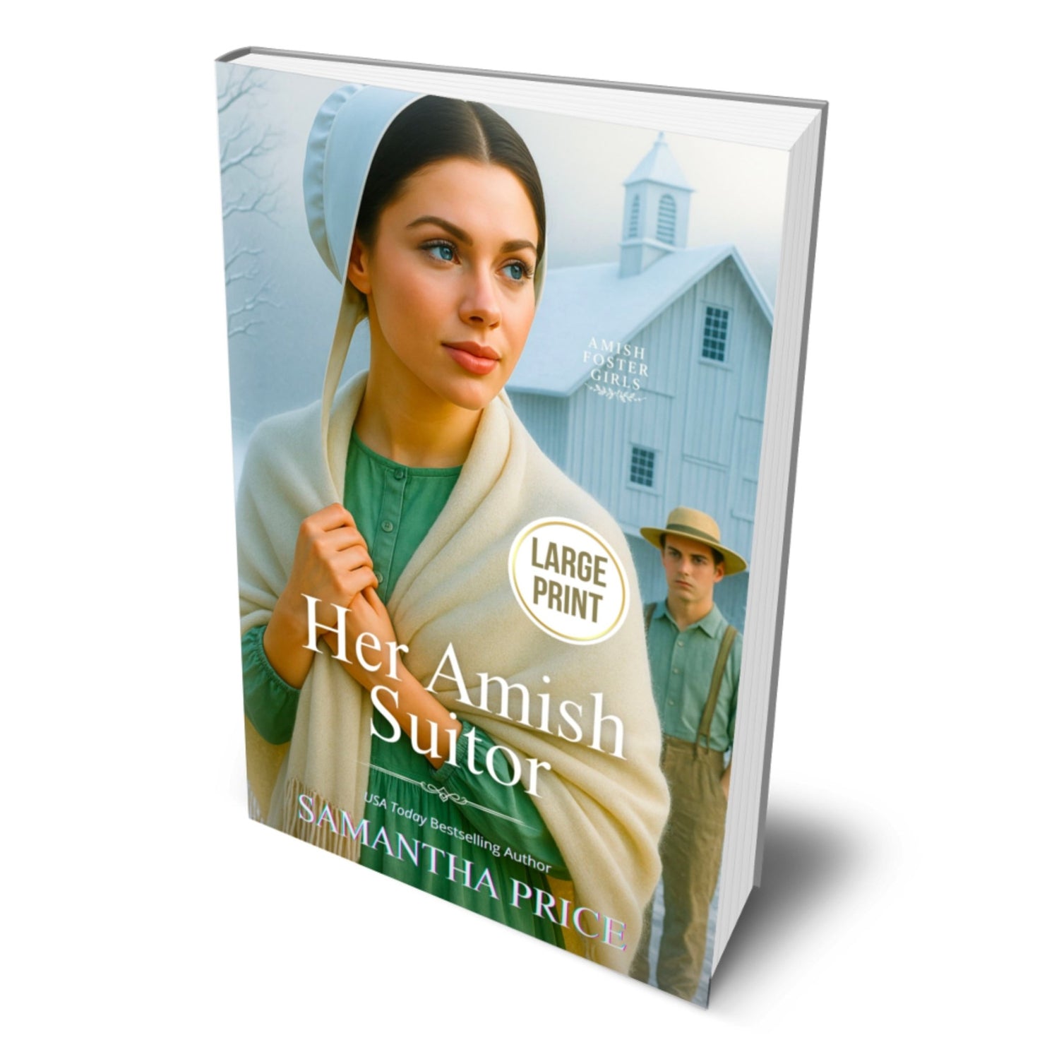 Her Amish Suitor (LARGE PRINT PAPERBACK) - samanthapriceshop