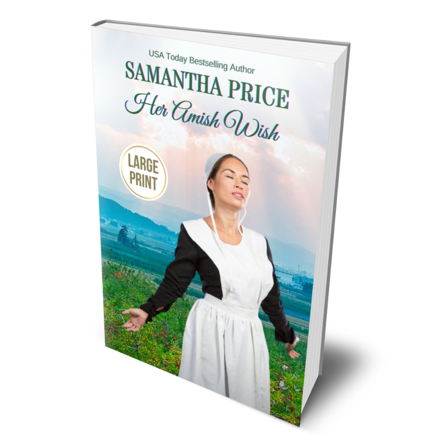 Her Amish Wish (LARGE PRINT PAPERBACK) - samanthapriceshop