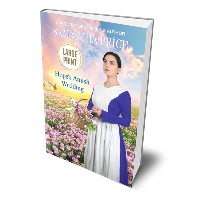 Hope's Amish Wedding (LARGE PRINT PAPERBACK) - samanthapriceshop