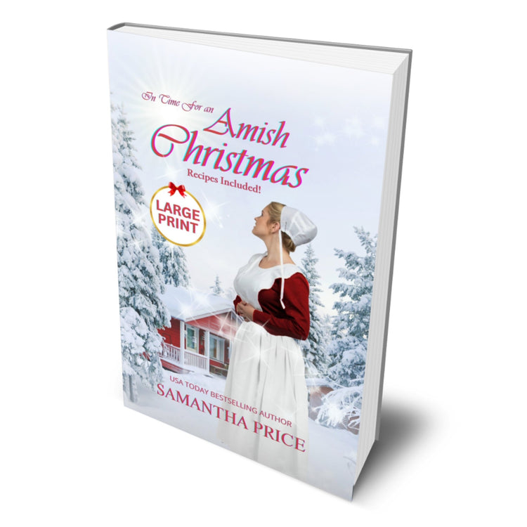In Time for an Amish Christmas (LARGE PRINT PAPERBACK) - samanthapriceshop
