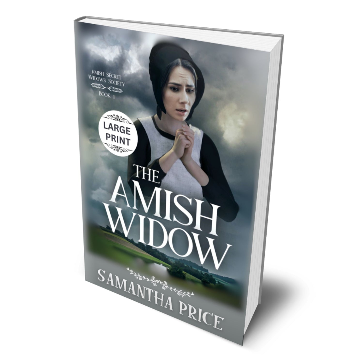 large print amish widow