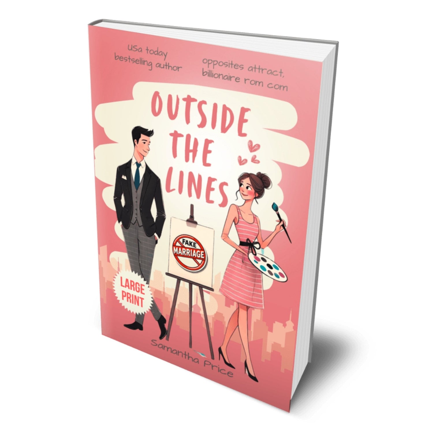 Outside the Lines (LARGE PRINT PAPERBACK) - samanthapriceshop