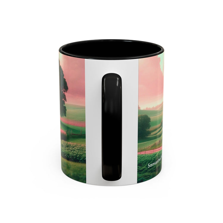 Pink Amish Illustration Coffee Mug - samanthapriceshop