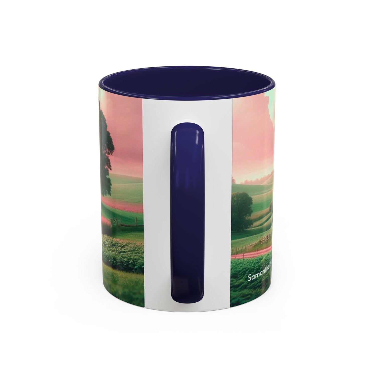 Pink Amish Illustration Coffee Mug - samanthapriceshop