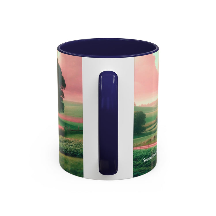 Pink Amish Illustration Coffee Mug - samanthapriceshop