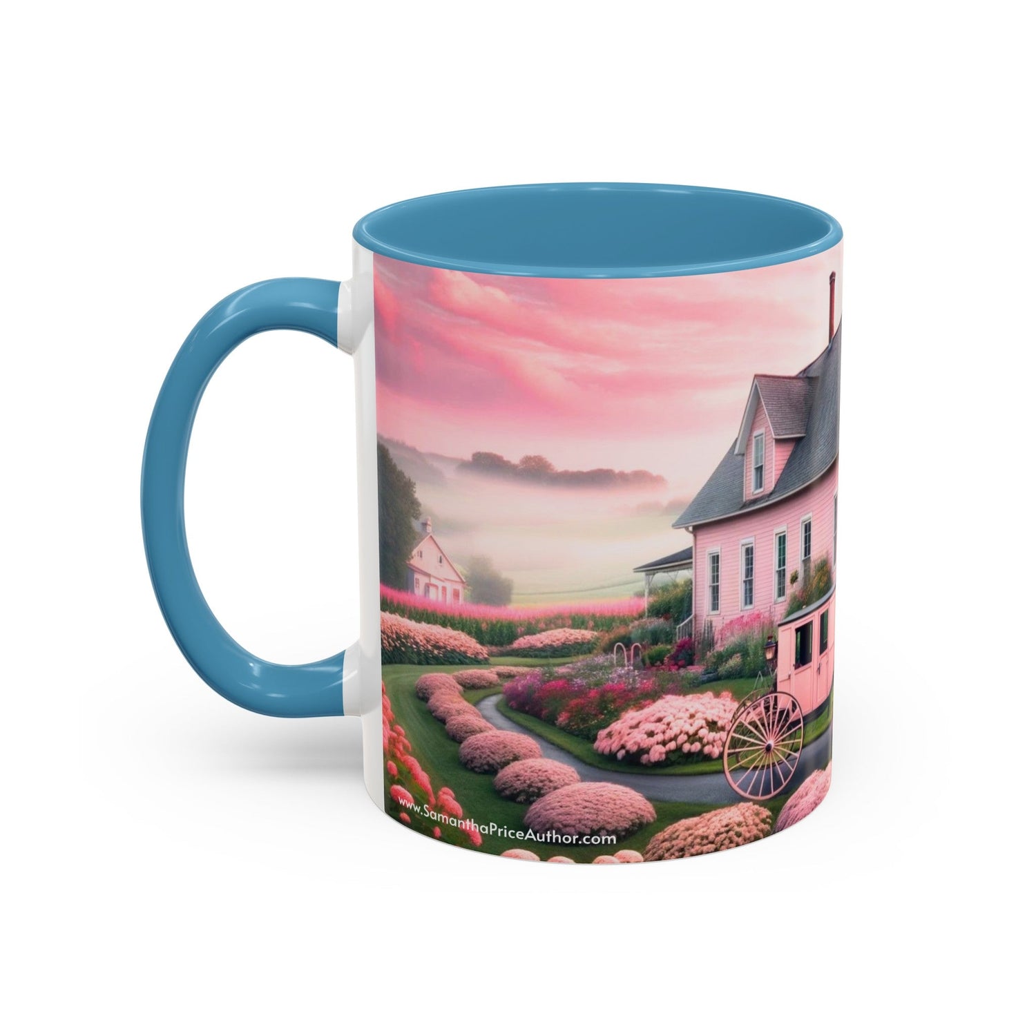 Pink Amish Scene Coffee Mug - samanthapriceshop