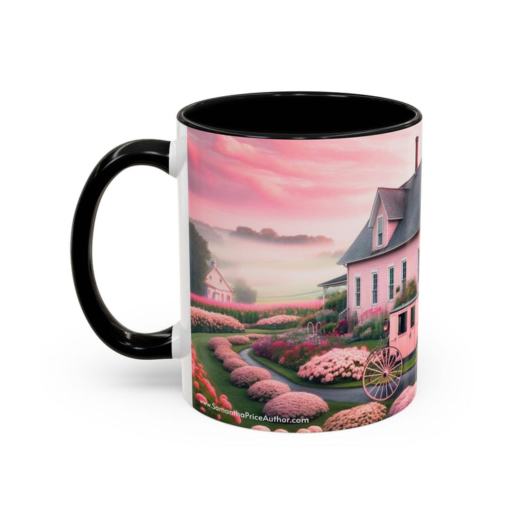 Pink Amish Scene Coffee Mug - samanthapriceshop