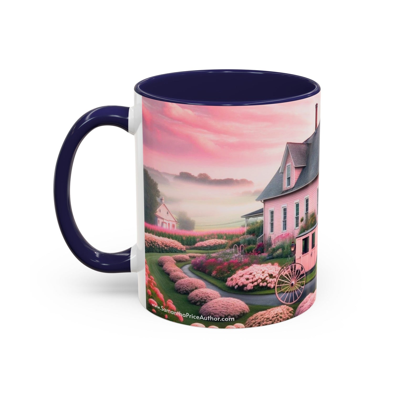 Pink Amish Scene Coffee Mug - samanthapriceshop