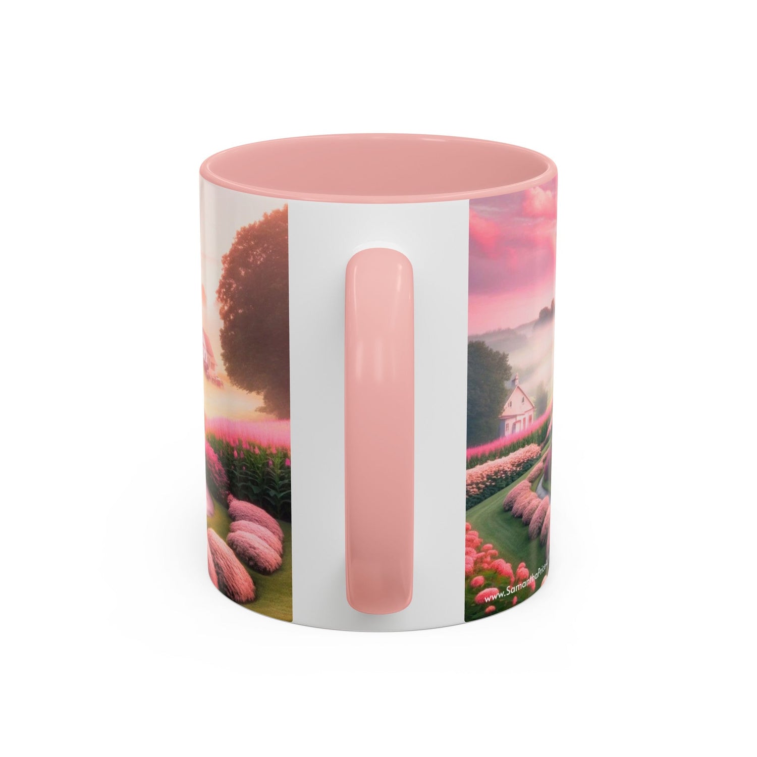 Pink Amish Scene Coffee Mug - samanthapriceshop