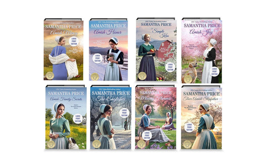 The Amish Bonnet Sisters - Books 1 - 8 (LARGE PRINT PAPERBACKS BUNDLE) - samanthapriceshop