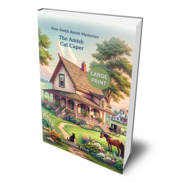 The Amish Cat Caper (LARGE PRINT PAPERBACK) - samanthapriceshop