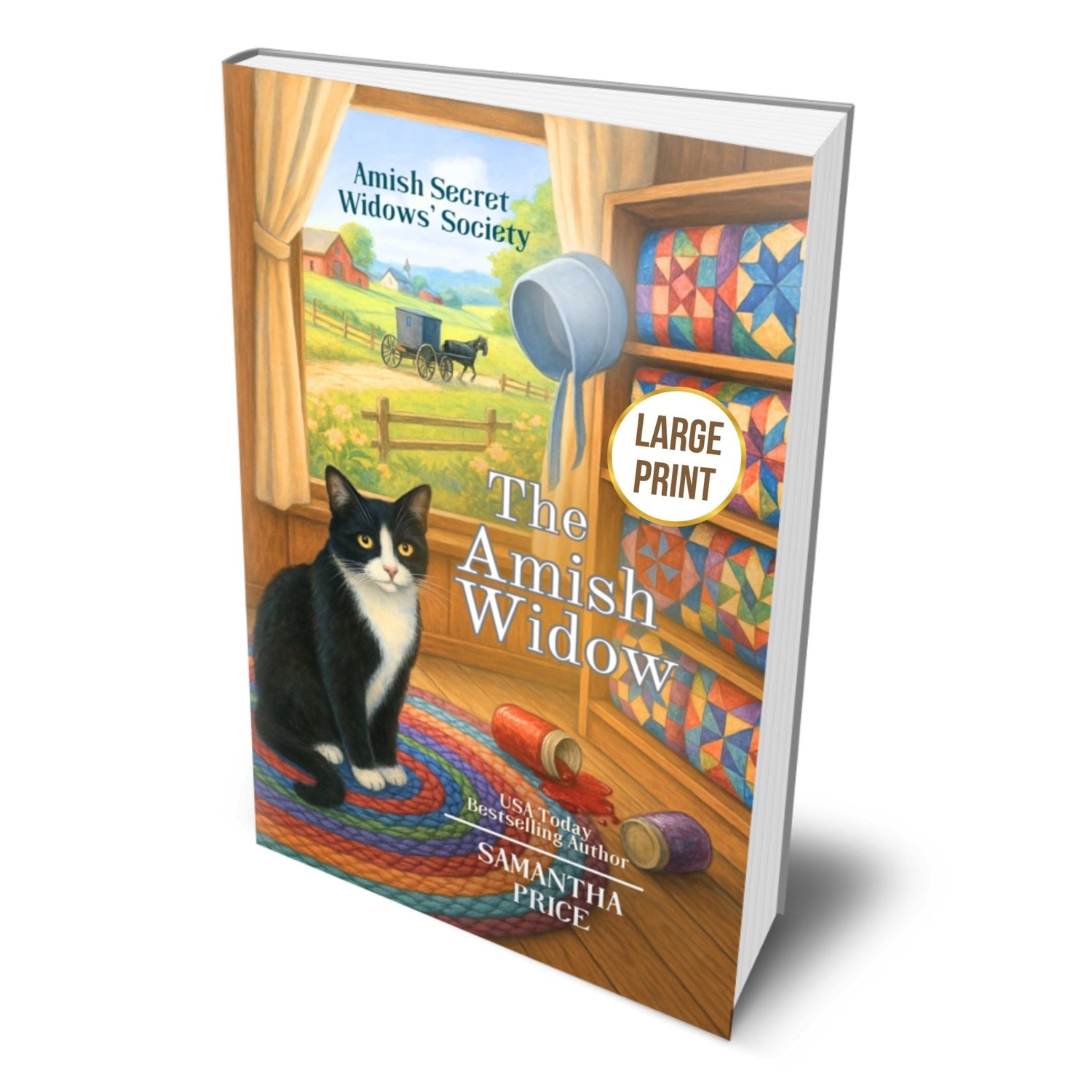 The Amish Widow (Large Print PAPERBACK) - samanthapriceshop