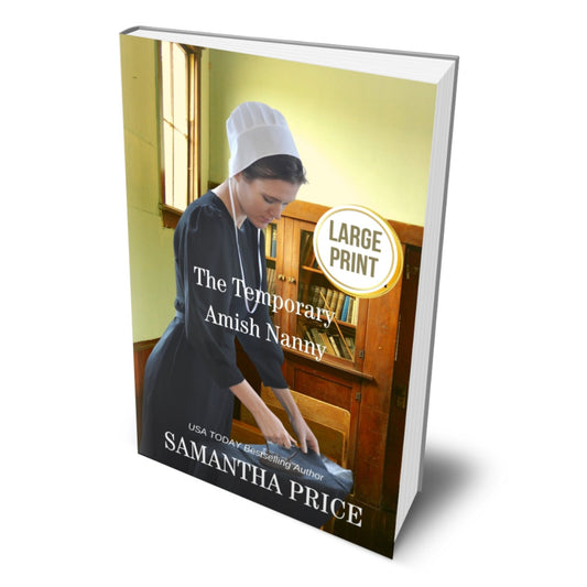 The Temporary Amish Nanny (LARGE PRINT PAPERBACK) - samanthapriceshop