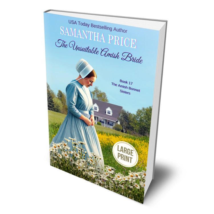 The Unsuitable Amish Bride (LARGE PRINT PAPERBACK) - samanthapriceshop