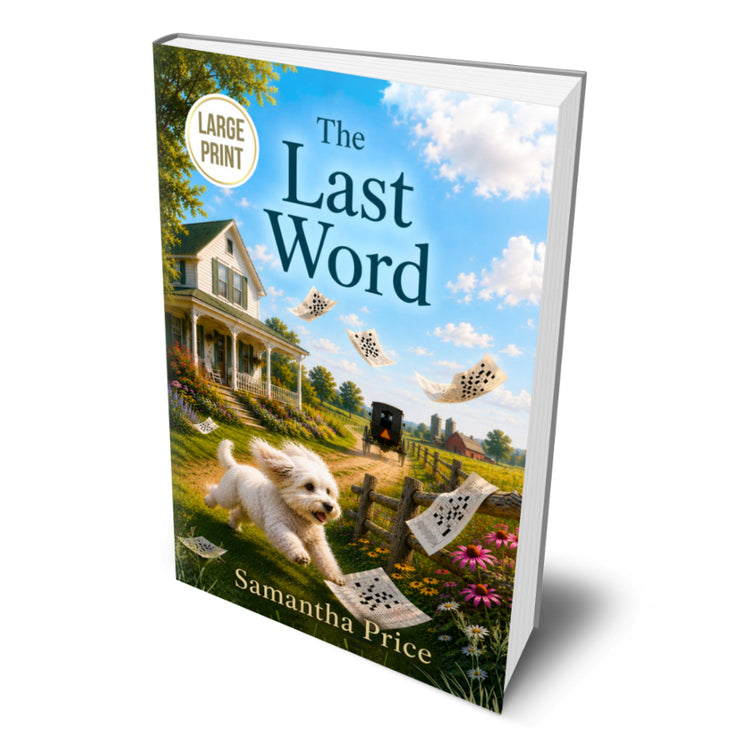 Book cover of 'The Last Word' by Samantha Price with a scenic illustration on the cover.