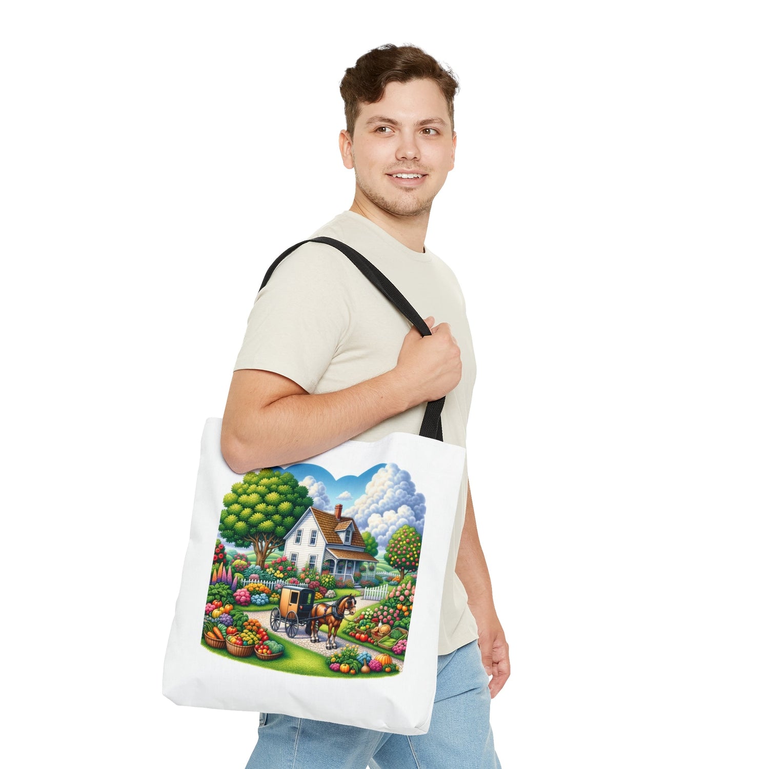 Tote Bag - Beautiful Amish Scene - samanthapriceshop