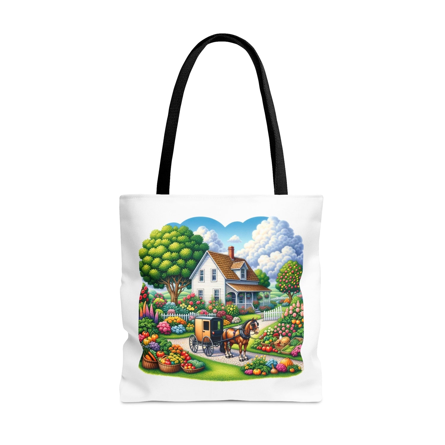 Tote Bag - Beautiful Amish Scene - samanthapriceshop