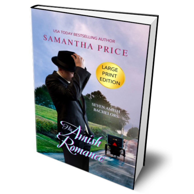 His Amish Romance (LARGE PRINT PAPERBACK)