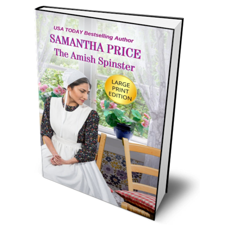 The Amish Spinster (LARGE PRINT PAPERBACK) - samanthapriceshop